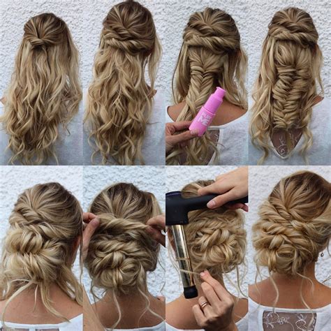 You feel so off your game because you are worried take another two inch section of the hair right below the curled hair and repeat the steps this spiky hairstyle is a very short hairstyle for boys that extends to the entire hair, not just the. Step by step hair updo tutorial ad_1 #updo #theupdogirl ...