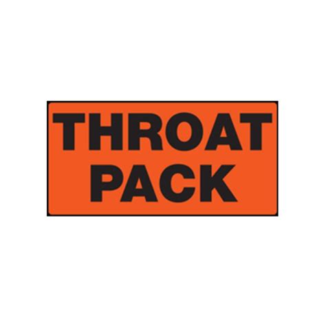 Throat Pack Label Roll 1000 La 097 Drug Labels P Sss Australia