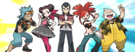 Pokemon Omega Ruby And Alpha Sapphire Gym Leaders Pokemon Personajes