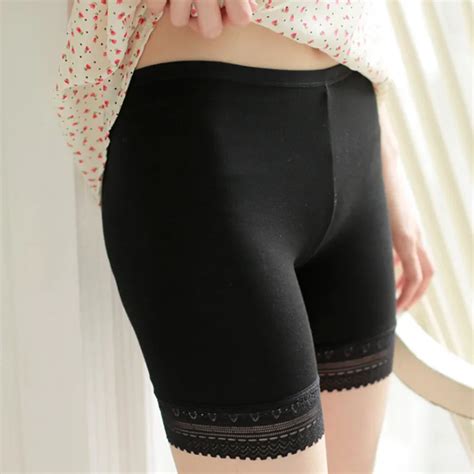 Hot Sale Women Underwear Safety Pants Modal Seamless Sexy Lace Panties Comfy Ultra Thin Briefs