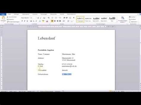 Kostenlose lebenslauf vorlagen / muster runterladen. 41 Empfohlen Vorlage Lebenslauf Schüler | Kostenlos Vorlagen