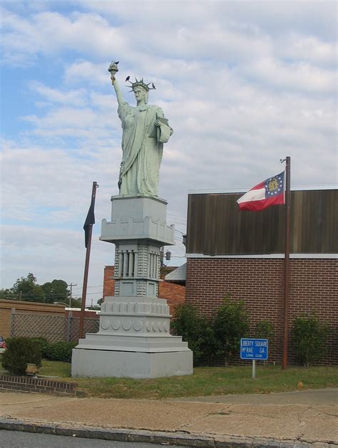 Who Knew The Statue Of Liberty Had A Daughter In Mcrae Ga Flickr