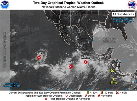 Pacific Hurricane Season Heats Up With Several Storms But No Threats To