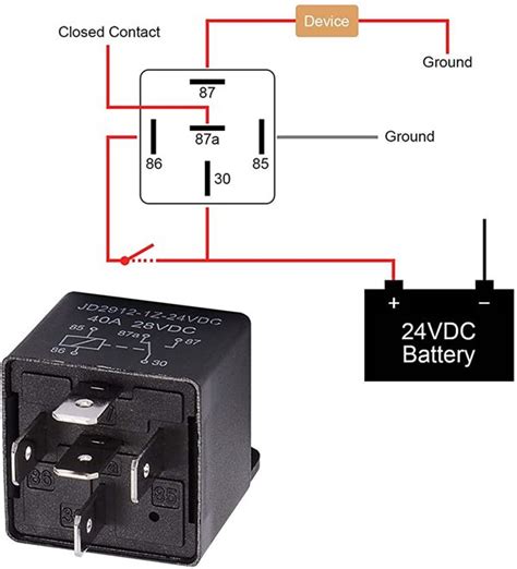 24v Relay Wiring Diagram 5 Pin