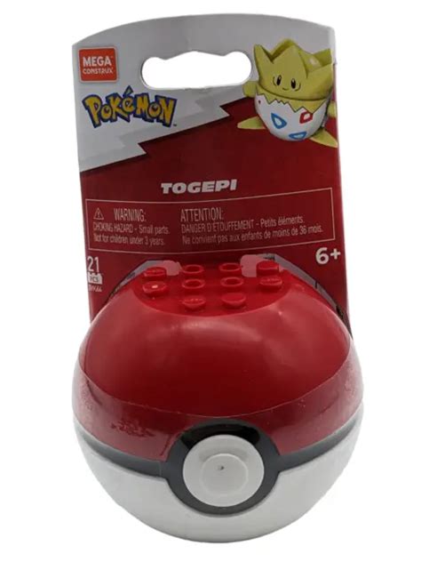 New Mega Construx Pokemon Pokeball Evergreen Set Togepi In Poke Ball 21
