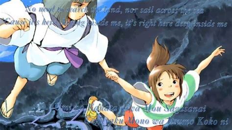You can find english subbed spirited away episodes here. Itsumo Nando Demo (Spirited Away OST) - lyrics/english sub ...