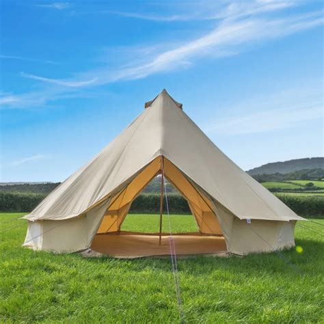 Cotton Canvas Hot Sale Outdoor Indian Camping Adult Teepee Bell Tent