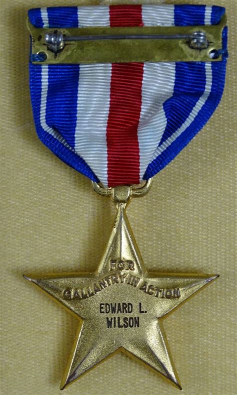 Korean War Named And Cased Numbered Us Air Force Silver Star