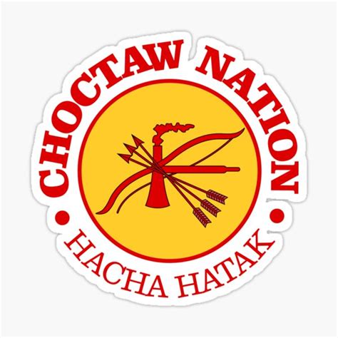 Choctaw Nation Na Sticker For Sale By Curranmorgan Redbubble