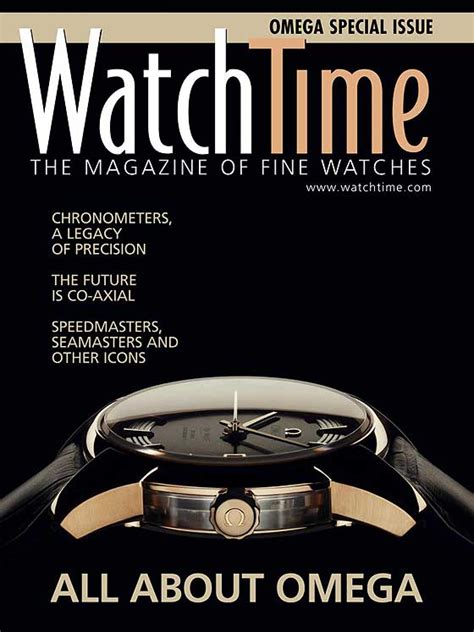 Press Release Watchtime Special Issue “all About Omega” Watchtime Usas No1 Watch Magazine