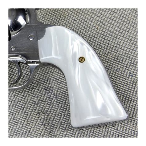 Ruger Bisley Traditional Kirinite White Pearl Grips