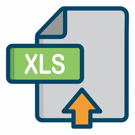 Document Excel File Upload Xls Icon Download On Iconfinder