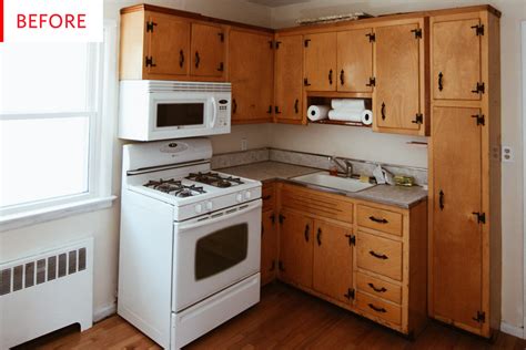 Before And After The Secret To Successfully Painting Old Kitchen