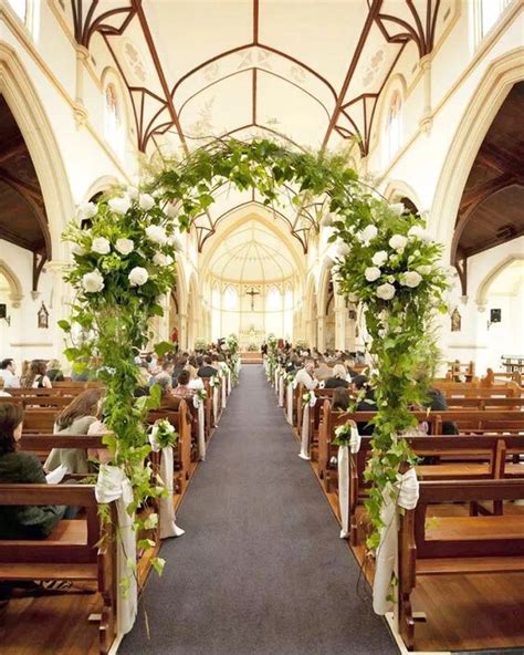 45 Breathtaking Church Wedding Decorations Wedding Forward