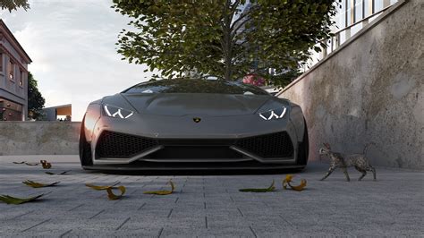 Lamborghini Aventador Roadster CGI Wallpaper HD Cars Wallpapers 4k