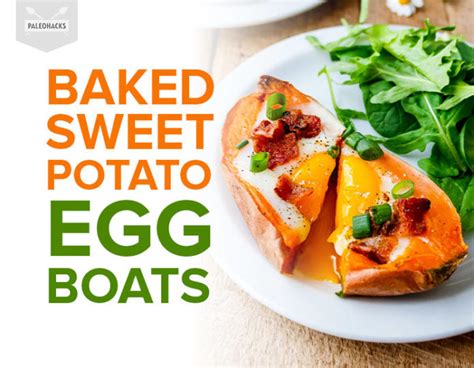 Baked Sweet Potato Egg Boats Paleo Gluten Free Real Food