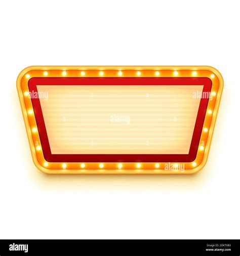Marquee Lights Border Cut Out Stock Images And Pictures Alamy