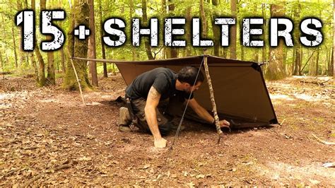 Shelters With A Tarp Camping Bushcraft Camping Technique