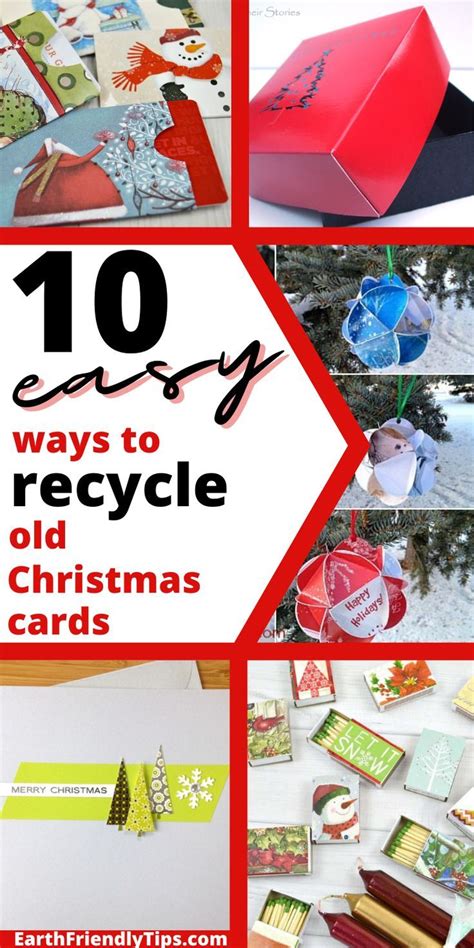 Epic Ideas To Recycle Christmas Cards Earth Friendly Tips Recycle