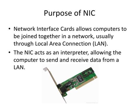Ppt Network Interface Card Powerpoint Presentation Free Download