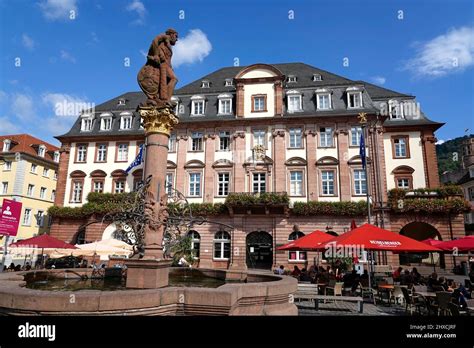 Germany Baden Wuerttemberg Heidelberg Old Town Market Square City