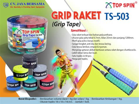 Grip Raket Ts Grip Tape Polos Cv Jaya Bersama