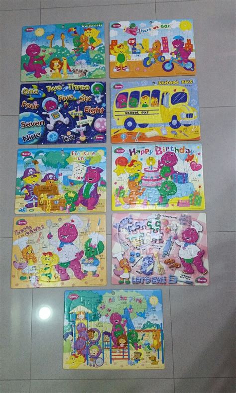 Barney Puzzles Hobbies And Toys Toys And Games On Carousell