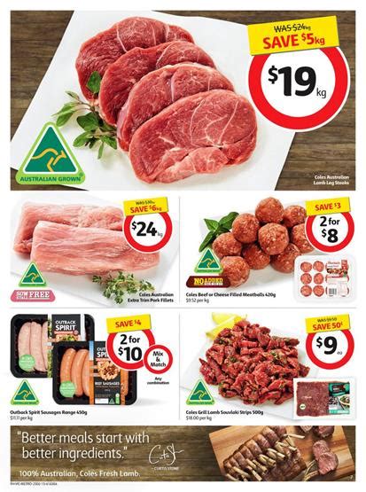 Meat Prices February Woolworths Catalogue And Coles Catalogue