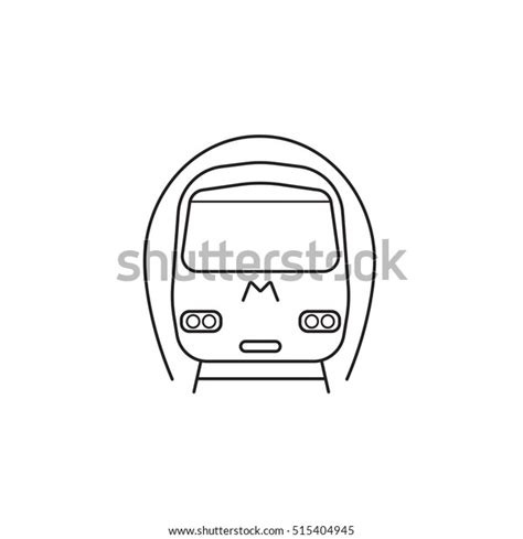 Subway Metro Icon Public Transport Symbol Stock Vector Royalty Free