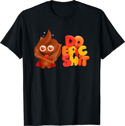 Poop Shirt Funny Joke Inspirational Shirts Cool Humor T Shirt Amazon