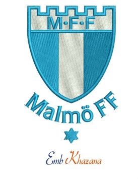 The image is placed in the infobox at the top of the article discussing malmö ff, a subject of public interest. Malmo FF Primary Logo embroidery design | Embroidery logo ...