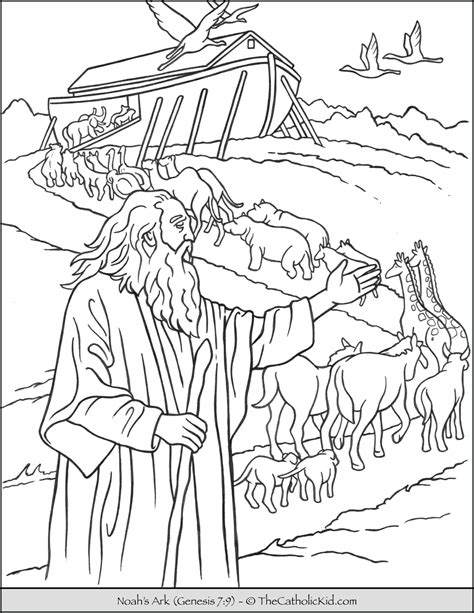 Creation, adam and eve, noah's ark, jesus loves me and more! Noahs Ark Coloring Page | Coloringnori - Coloring Pages ...