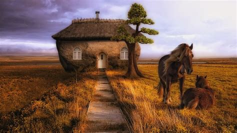 Country Farmhouse Wallpaper Wallpapersafari