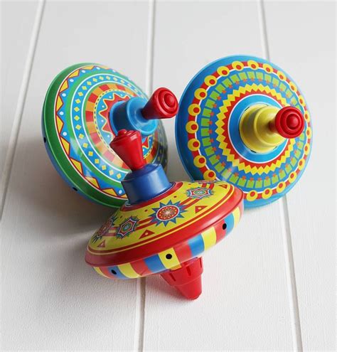 Traditional Tin Spinning Top Wind Up Toys Baby Toys Kids Toys
