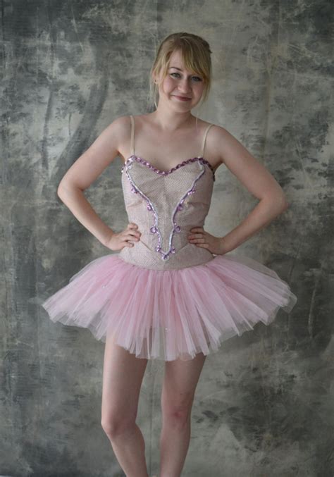 1950s60s Pink Ballet Ballerina Tulle Tutu Leotard Etsy Tulle