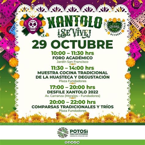 Programa Completo Del Festival Xantolo Se Vive En Tu Ciudad 2022