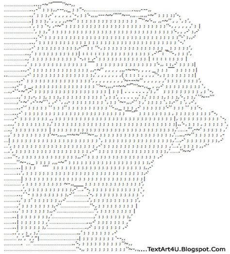 Pedobear Ascii Text Art Cool Ascii Text Art 4 U