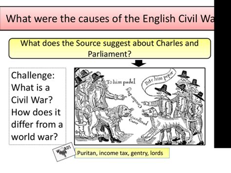 Causes Of The English Civil War Teaching Resources