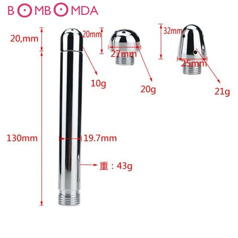 1set Small Shower Head Enema Water Nozzle Anal Plug Head Enema Anal Cleaning Kit Faucet Anal Sex