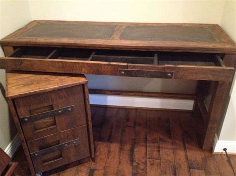 That's the diy filing cabinet desk. EMILY Custom Steel Top Desk and File Cabinet by ...