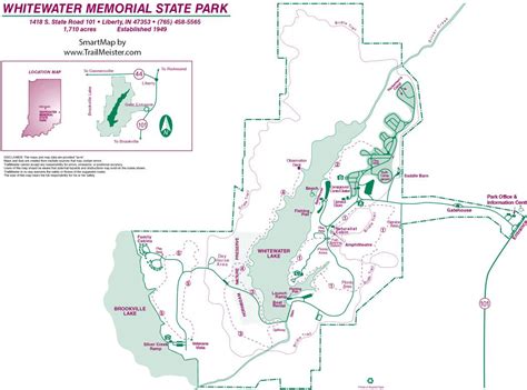 Whitewater State Park Map