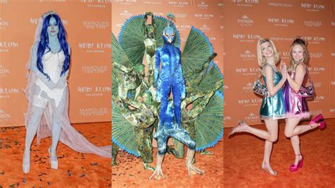 photos heidi klum s halloween party 2023 celebrity costumes