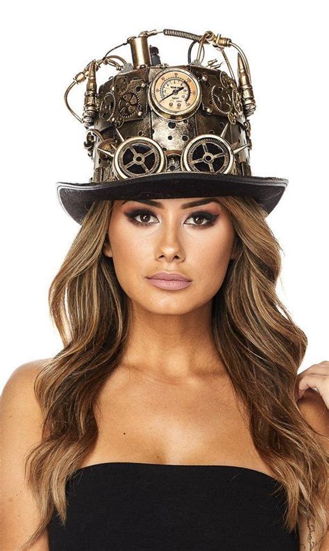 17 Creatively Cool Steampunk Diys Vintagetopia Steampunk Top Hat