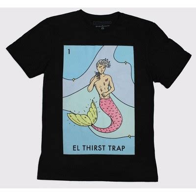 Millennial Loteria Cards Adult El Thirst Trap Short Sleeve Graphic T
