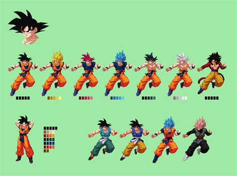 Goku Dragon Ball Z Extreme Butoden Sprites By Mpadillathesprit