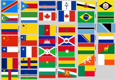The Flags Of The World But Every Nations Flag Is Recreated With The