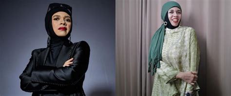 biasa tampil nyentrik 9 potret geni faruk pakai hijab simple ini tuai pujian