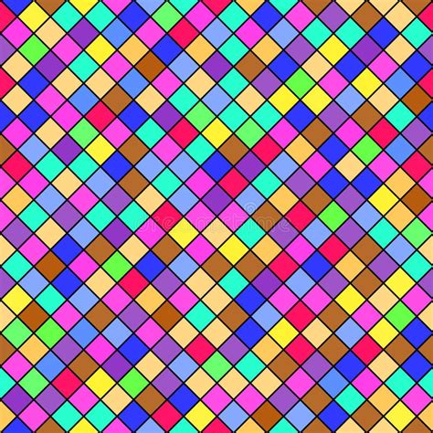 Squares Mosaic Pattern Stock Vector Illustration Of Full 75221013