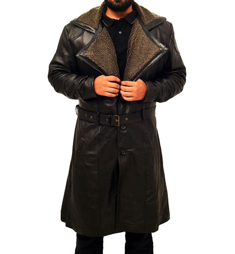 Blade Runner 2049 Ryan Goslings Jacket Coat With Real Leather