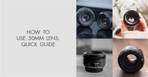 10 Tips How To Use A 50mm Lens For Perfectly Sharp Images